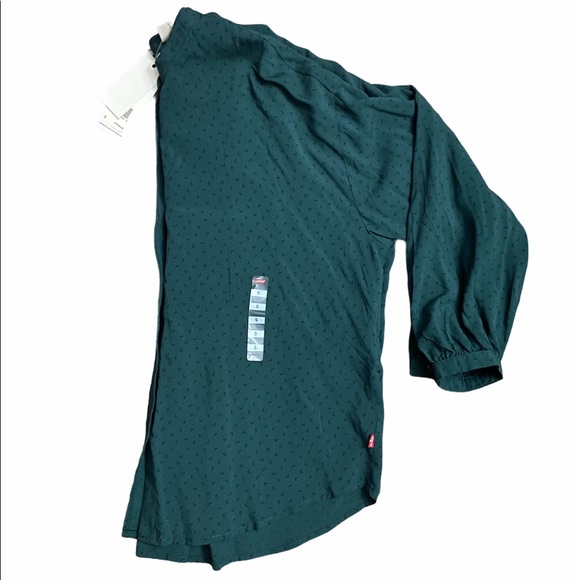 NWT Levi's 3/4 sleeve button down shirt - Picture 4 of 7